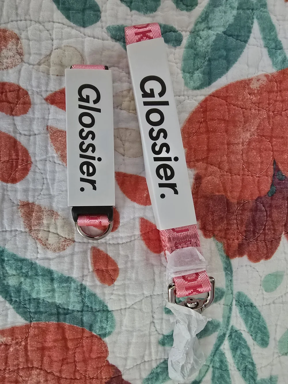 Glossier pink pet